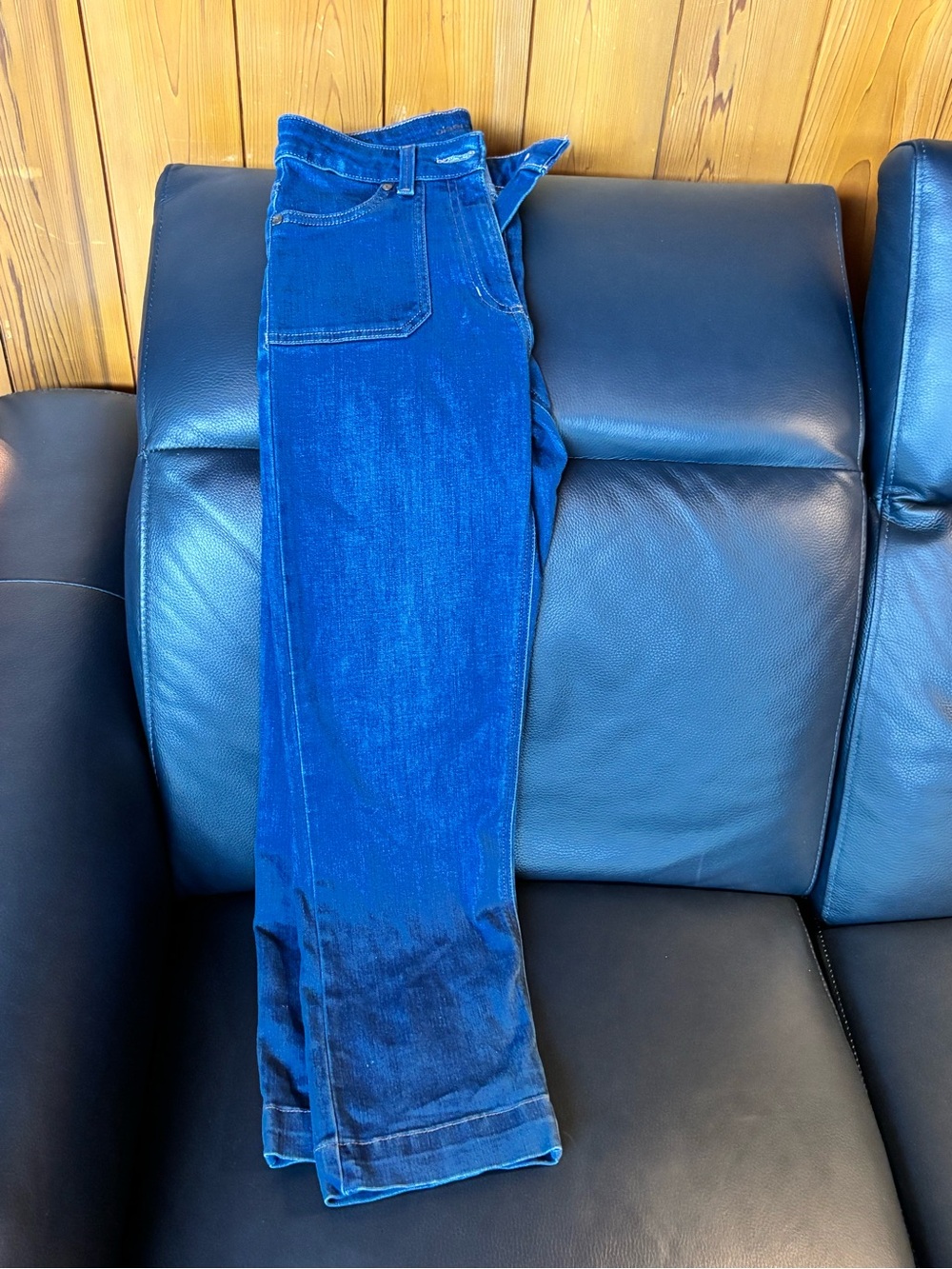 Olsen - Mona Classic Straight-Leg Jeans in Rich Blue